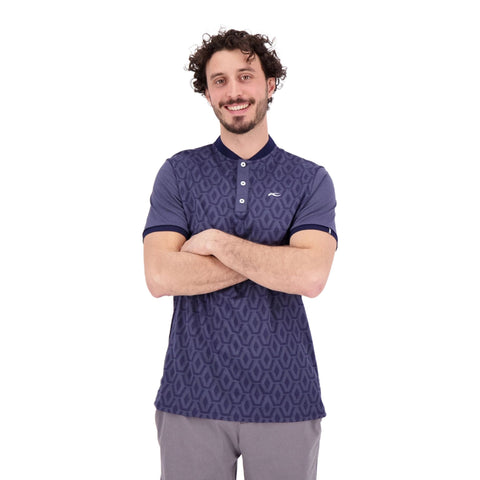 Lance Jacquard Poloshirt Herren
