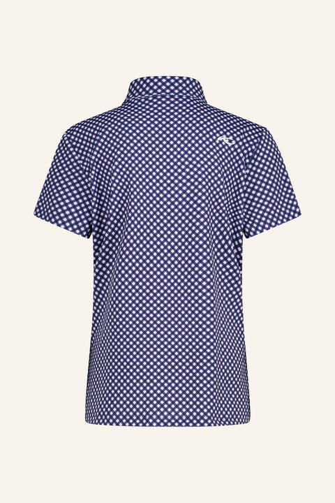 Printed Polo Poloshirt Damen
