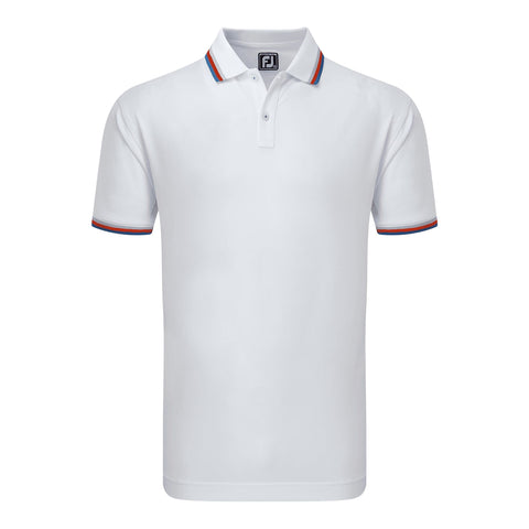 Solid Trim Poloshirt Herren