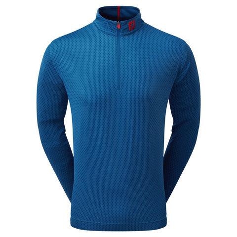 Tonal Print Knit Chill-Out Pullover Herren