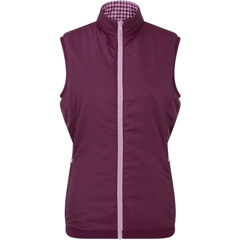 Insulated Reversible Golf Gilet Damen