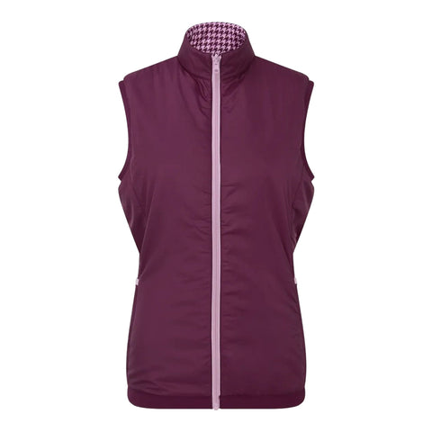 Insulated Reversible Golf Gilet Damen