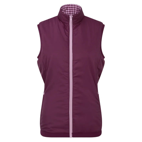 Insulated Reversible Golf Gilet Damen
