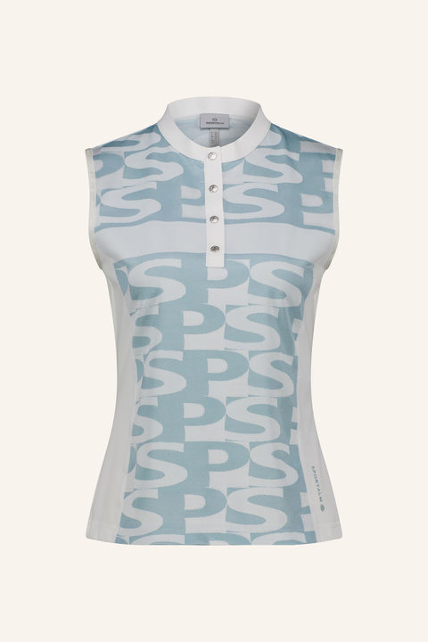 Ärmelloses Poloshirt Damen