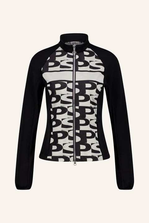 Gemusterte Funktionsjacke Damen