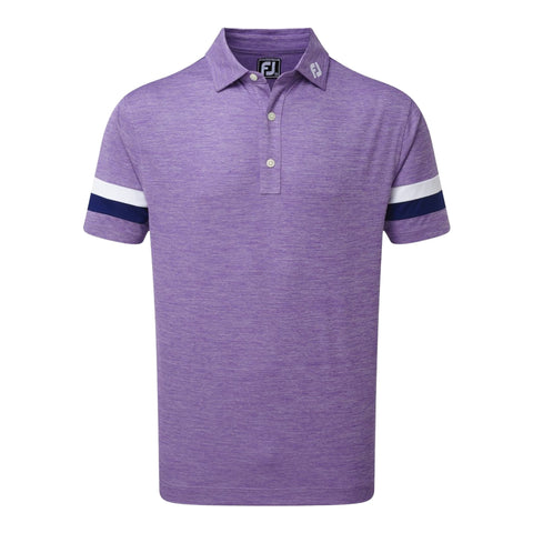 Pique Spacedye SS Polo Herren