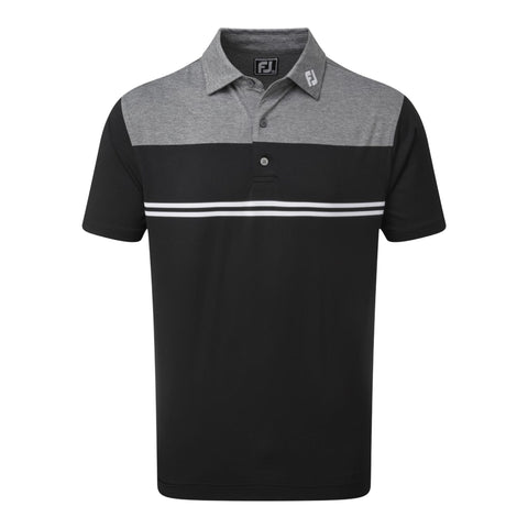 Lisle Heather Colour Block Polo Herren
