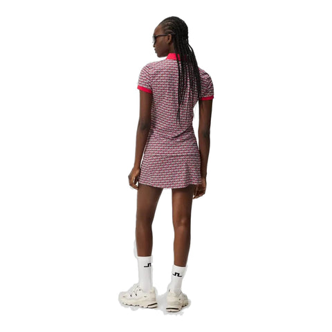 Tour Tech Print Polo Damen