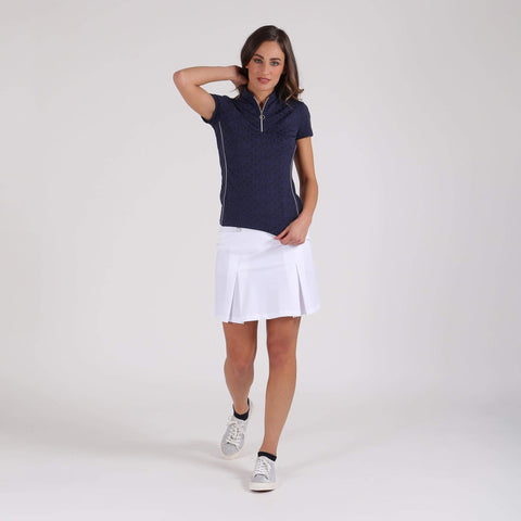 W Ajuga Polo Dunkelblau Damen