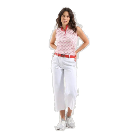 Among Sleeveless Polo Damen
