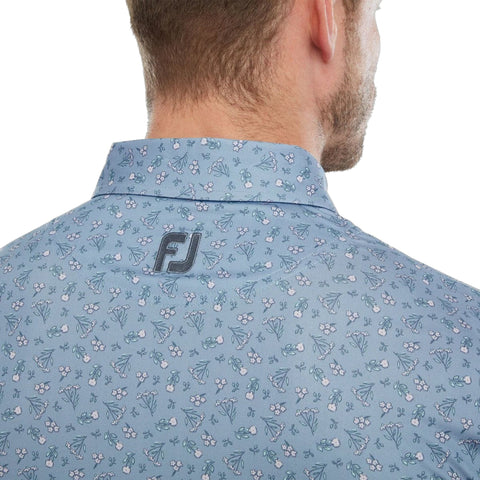 Mini Floral Lisle Golf Polo Herren