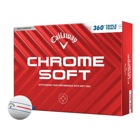Chrome Soft 360 Triple Track (2024) Golfbälle