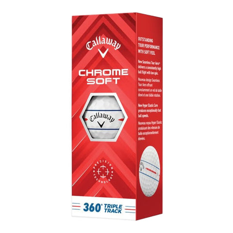 Chrome Soft 360 Triple Track (2024) Golfbälle