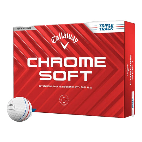 Chrome Soft Triple Track (2024) Golfbälle