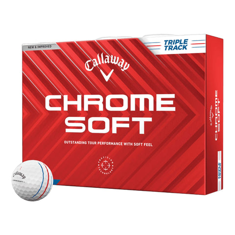 Chrome Soft Triple Track (2024) Golfbälle