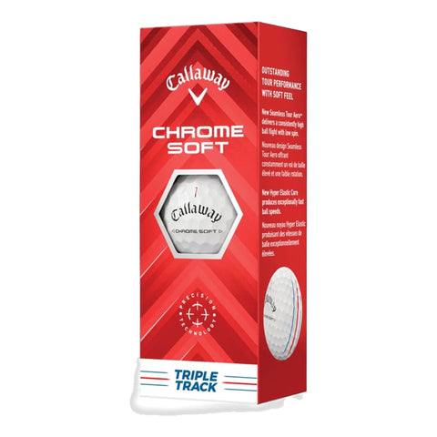 Chrome Soft Triple Track (2024) Golfbälle