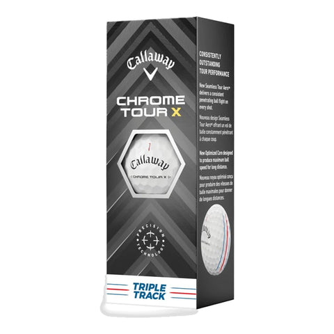 Chrome Soft Tour X Triple Track (2024) Golfbälle