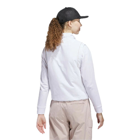 Beyond Twistweave Loose Quarter-Zip Weste Damen