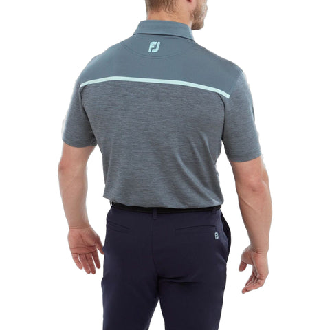Space Dye Block Golf Polo Lisle Herren
