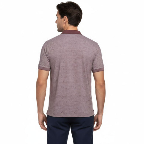 Beyond Textured Polo Shirt Herren