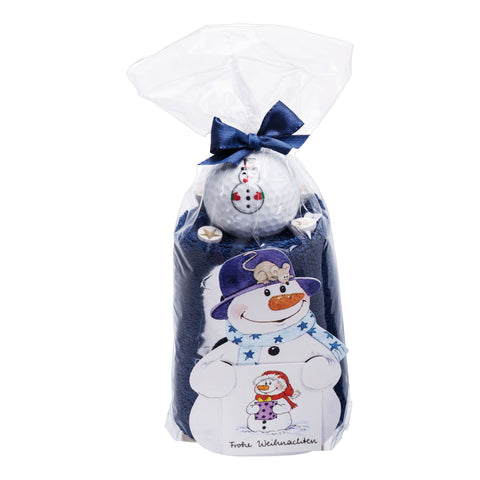 Schneemann Golf Geschenkset