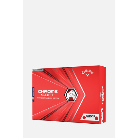Chrome Soft Truvis (20) [12Bälle] Rot
