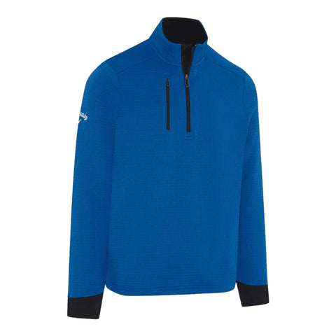 Midweight Textured 1/4 Zip Fleece Herren