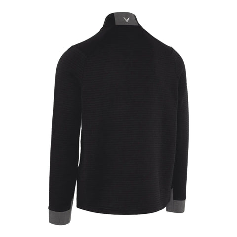 Midweight Textured 1/4 Zip Fleece Herren