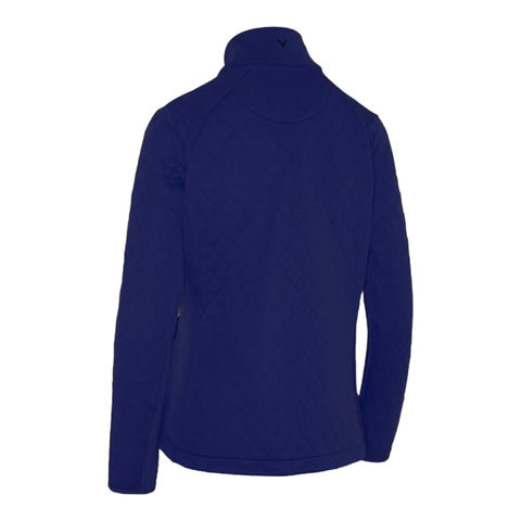 Quilted Fleece Quarter-Zip Damen