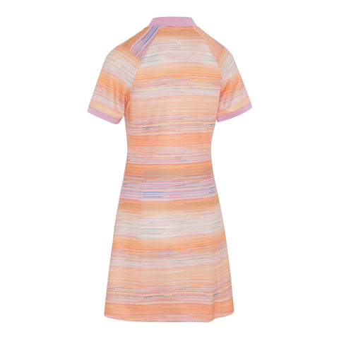 Striped Print Golfkleid Damen