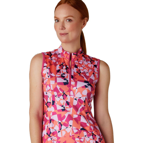 Geometric Floral Kleid Damen