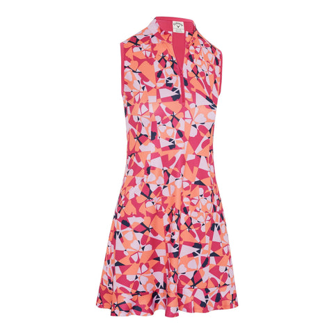 Geometric Floral Kleid Damen