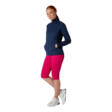 Hexagon Heather Fleece Golf Jacke Damen