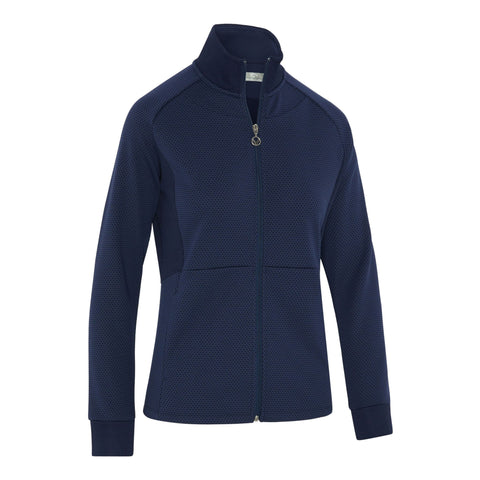Hexagon Heather Fleece Golf Jacke Damen