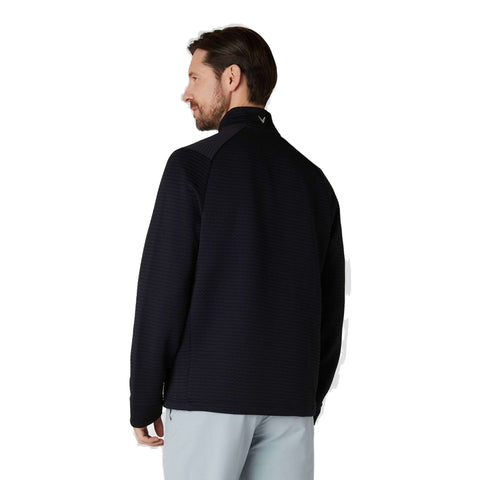 Midweight Textured 1/4 Zip Fleece Herren