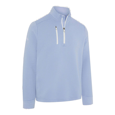 Midweight Textured 1/4 Zip Fleece Herren