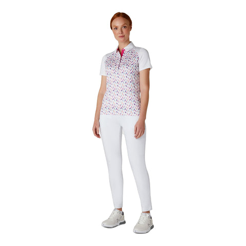 Birdie/Eagle Print Polo Damen