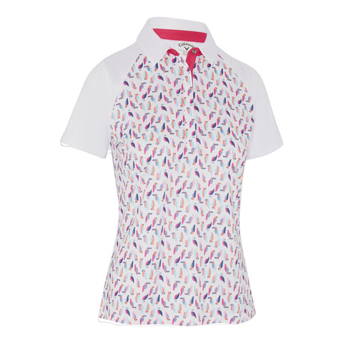 Birdie/Eagle Print Polo Damen