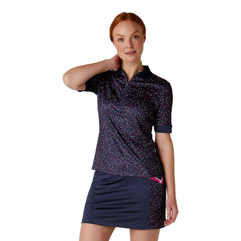 Chev Printed Polo Shirt Damen