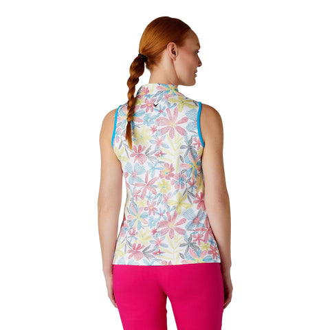 Chev Floral Sleeveless Shirt Damen