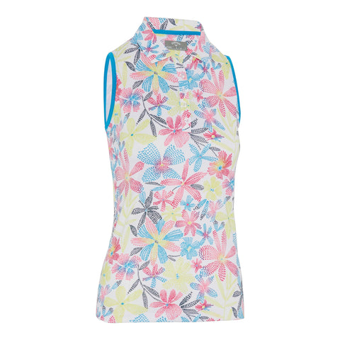 Chev Floral Sleeveless Shirt Damen