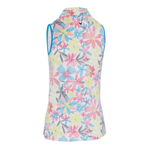 Chev Floral Sleeveless Shirt Damen