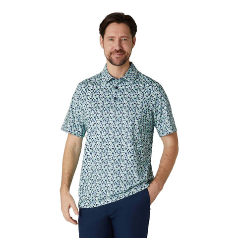 All Over Print Golf Polo Herren