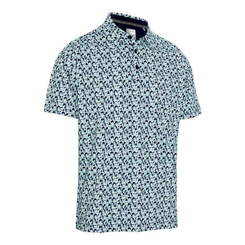 All Over Print Golf Polo Herren