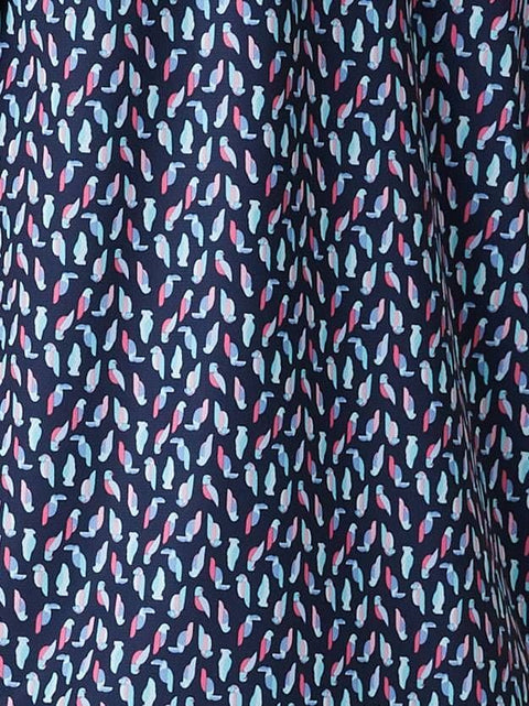 All Over Birdie Print Golf Polo Herren
