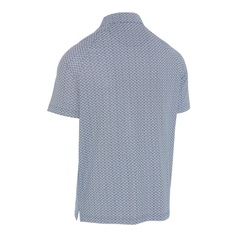 Tee Allover Print Poloshirt Herren
