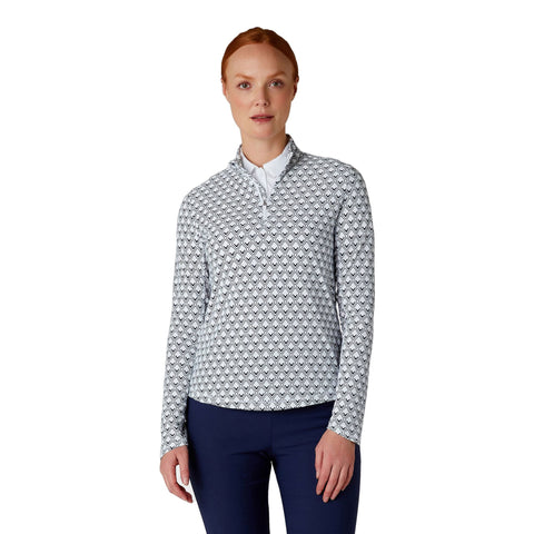 Essential Chev Geo Print Shirt Damen