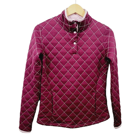 Golf Quilted Midlayer Pullover Damen