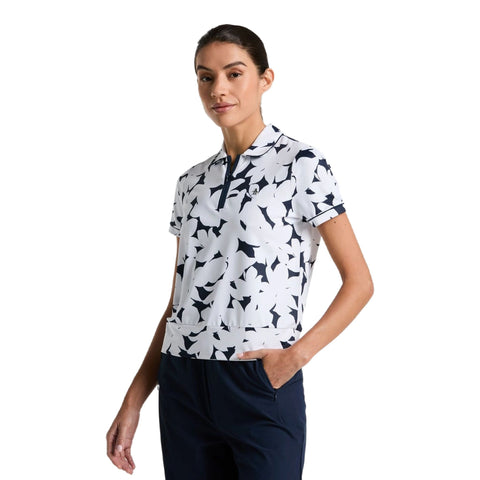 Riviera Floral Golf Polo Damen