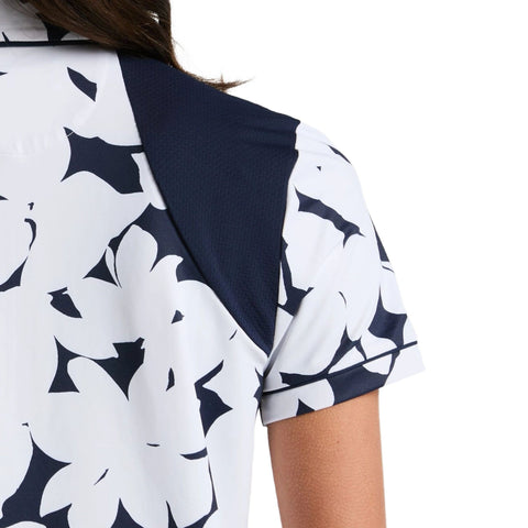 Riviera Floral Golf Polo Damen